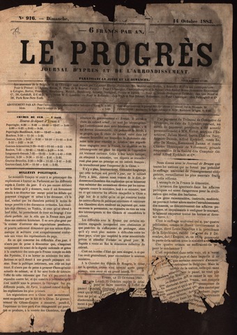 Le Progrès (1841-1914) 1883-10-14