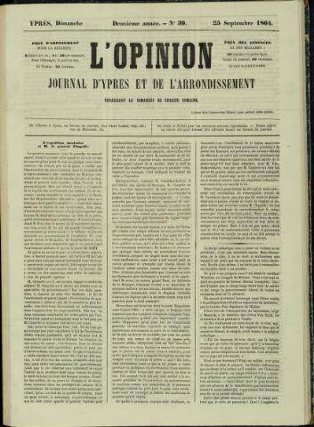 L’Opinion (1863 - 1873) 1864-09-25