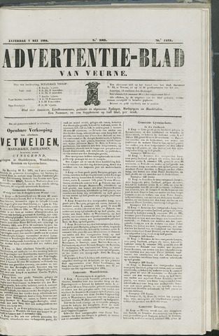 Het Advertentieblad (1825-1914) 1864-05-07