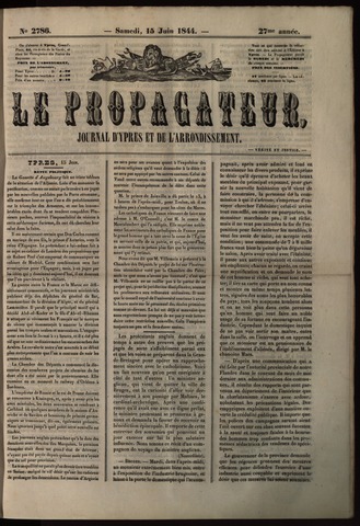 Le Propagateur (1818-1871) 1844-06-15