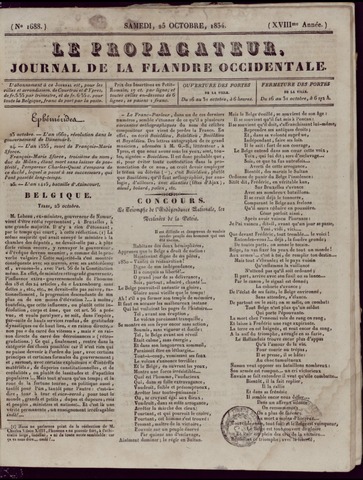 Le Propagateur (1818-1871) 1834-10-25