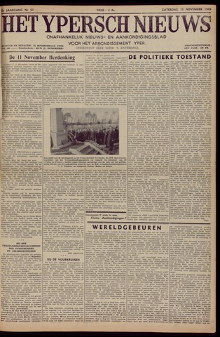 Het Ypersch nieuws (1929-1971) 1949-11-19