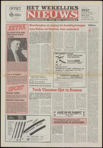 Het Wekelijks Nieuws (1946-1990) 1988-09-09