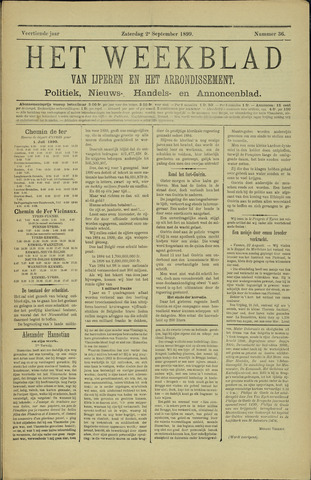 Het weekblad van Ijperen (1886-1906) 1899-09-02