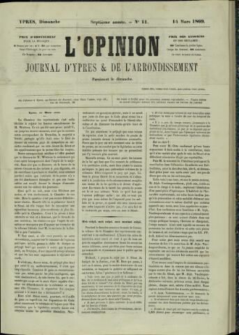 L’Opinion (1863-1873) 1869-03-14