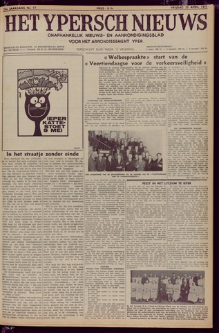 Het Ypersch nieuws (1929-1971) 1971-04-23