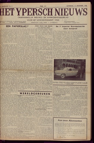 Het Ypersch nieuws (1929-1971) 1956-12-15