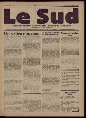 Le Sud (1934-1939) 1934-04-22