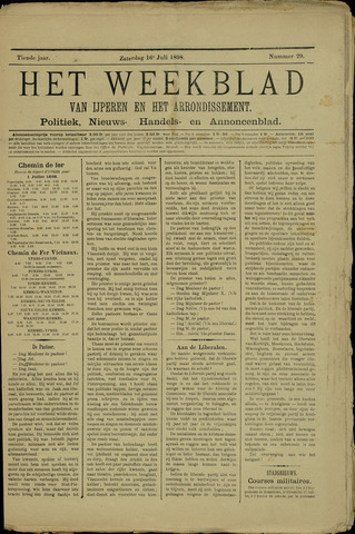 Het weekblad van Ijperen (1886-1906) 1898-07-16
