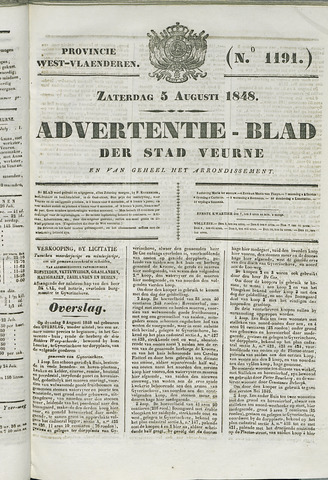 Het Advertentieblad (1825-1914) 1848-08-05