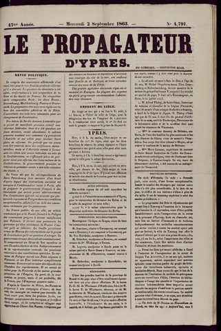 Le Propagateur (1818-1871) 1863-09-02