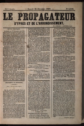Le Propagateur (1818-1871) 1868-12-26
