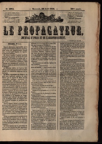 Le Propagateur (1818-1871) 1846-04-29