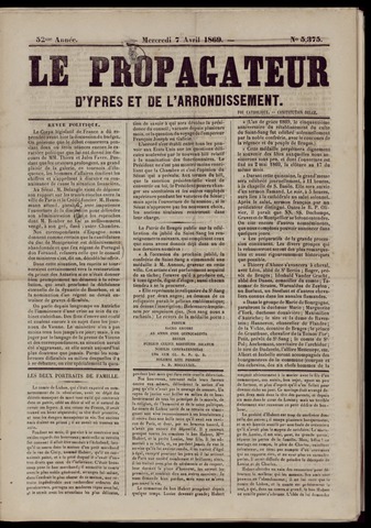 Le Propagateur (1818-1871) 1869-04-07