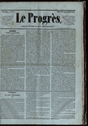 Le Progrès (1841-1914) 1845-11-16