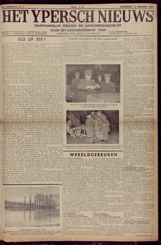 Het Ypersch nieuws (1929-1971) 1952-01-12