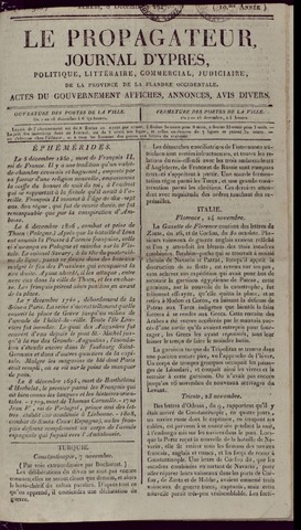 Le Propagateur (1818-1871) 1827-12-08