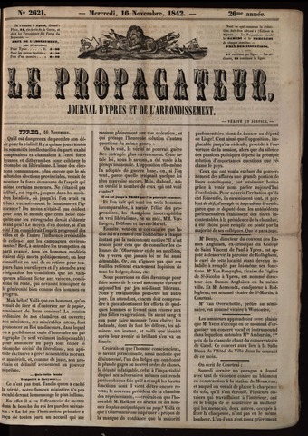Le Propagateur (1818-1871) 1842-11-16