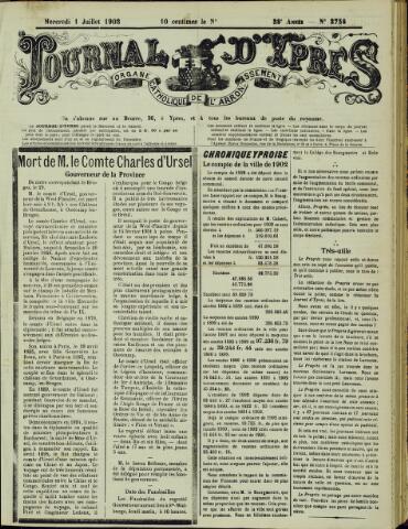 Journal d’Ypres (1874 - 1913) 1903-07-01