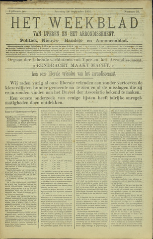 Het weekblad van Ijperen (1886 - 1906) 1901-09-28