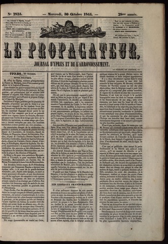 Le Propagateur (1818-1871) 1844-10-30