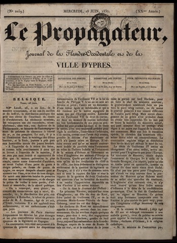 Le Propagateur (1818-1871) 1837-06-28