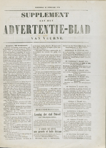 Het Advertentieblad (1825-1914) 1874-02-25
