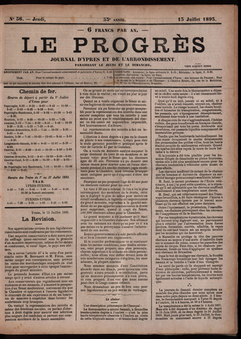 Le Progrès (1841-1914) 1893-07-13