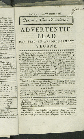 Het Advertentieblad (1825-1914) 1826-07-26