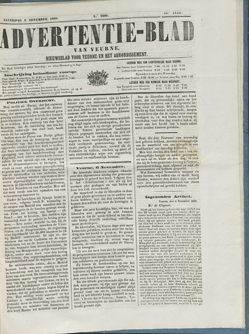 Het Advertentieblad (1825-1914) 1869-11-06