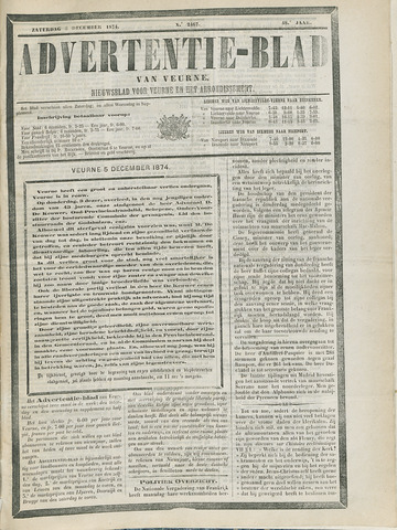 Het Advertentieblad (1825-1914) 1874-12-05