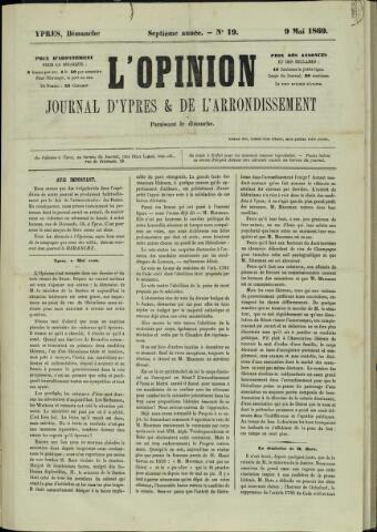 L’Opinion (1863-1873) 1869-05-09