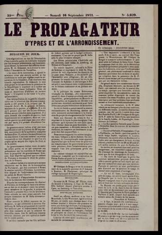 Le Propagateur (1818-1871) 1871-09-16