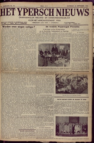 Het Ypersch nieuws (1929-1971) 1959-09-26