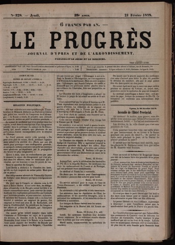 Le Progrès (1841-1914) 1878-02-21