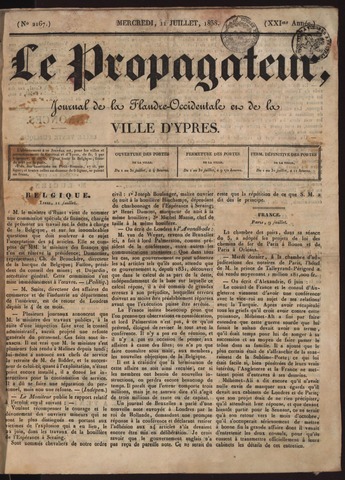 Le Propagateur (1818-1871) 1838-07-11