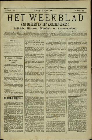 Het weekblad van Ijperen (1886-1906) 1887-04-02