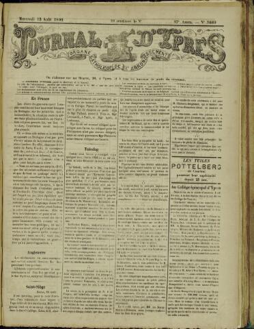 Journal d’Ypres (1874-1913) 1902-08-13