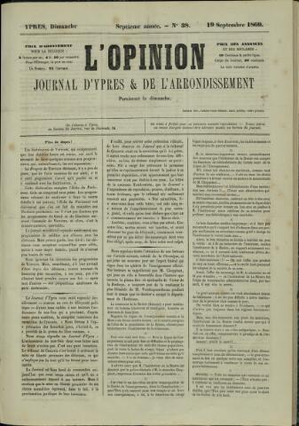 L’Opinion (1863-1873) 1869-09-19
