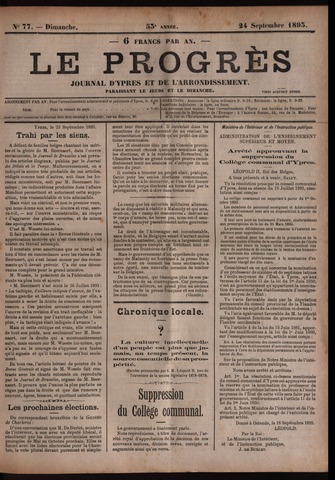 Le Progrès (1841-1914) 1893-09-24