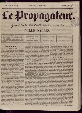 Le Propagateur (1818-1871) 1839-05-25