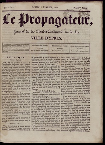 Le Propagateur (1818-1871) 1840-02-08