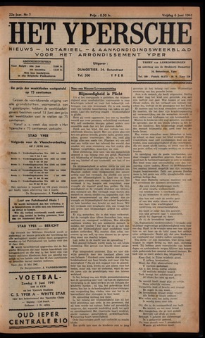 Het Ypersch nieuws (1929-1971) 1941-06-06