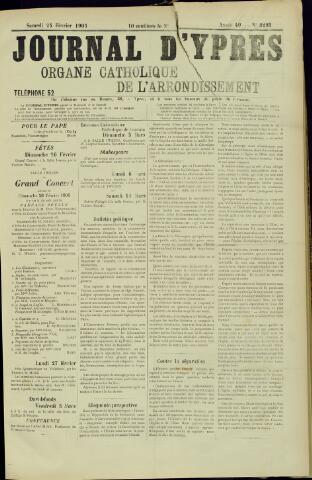 Journal d’Ypres (1874 - 1913) 1905-02-25