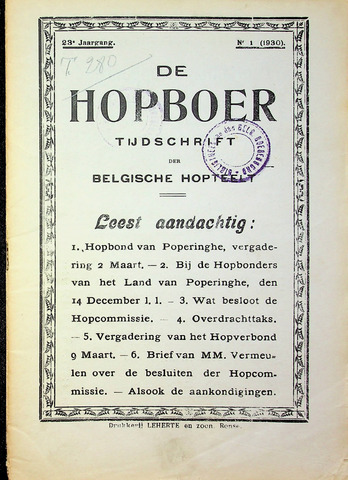 De Hopboer (1904-1984) 1930