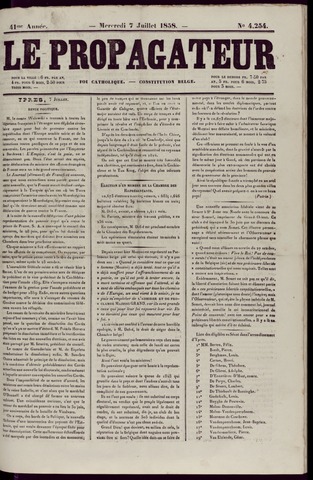 Le Propagateur (1818-1871) 1858-07-07