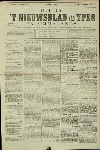 Nieuwsblad van Yperen en van het Arrondissement (1872-1912) 1908-02-08