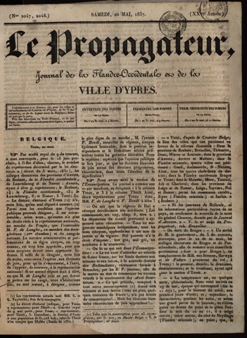 Le Propagateur (1818-1871) 1837-05-20