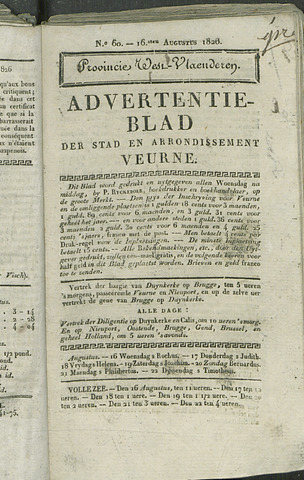 Het Advertentieblad (1825-1914) 1826-08-16