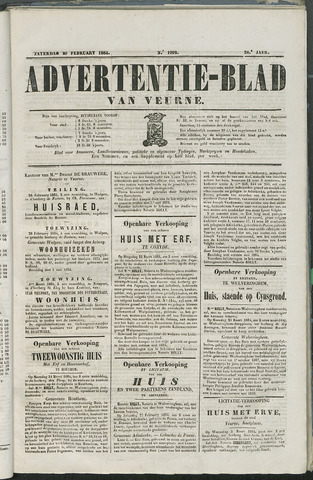 Het Advertentieblad (1825-1914) 1864-02-20